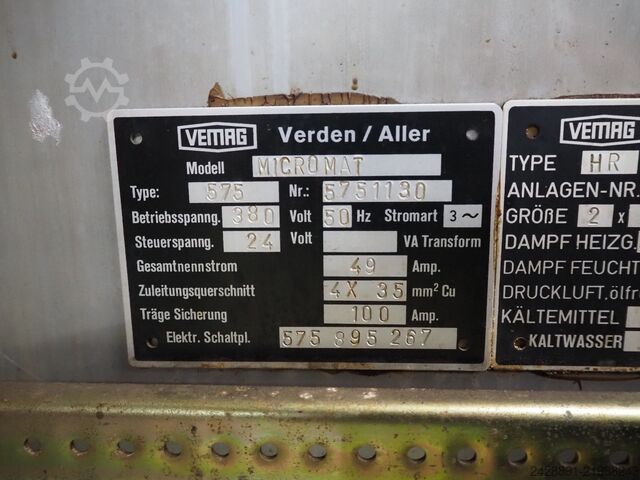 Set of smoking and cooking chambers Vemag HR 2x5=10