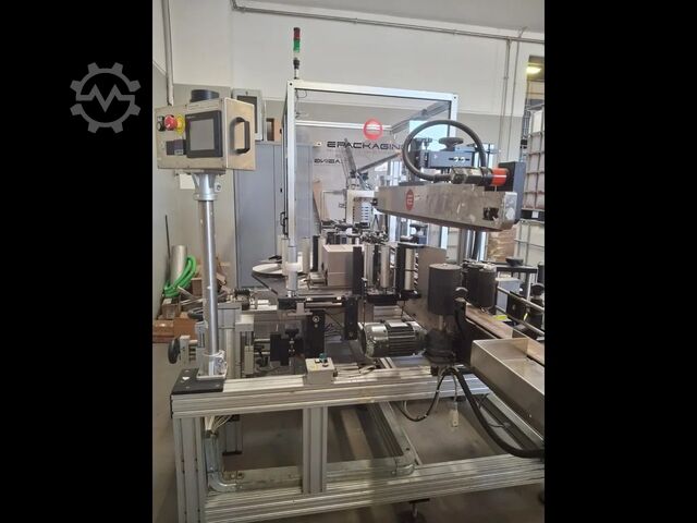 Gebrauchte Etikettiermaschine mit Kapsel - 2000 bph E-Packaging 