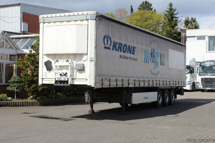 Open semitrailer with tarp Krone Standard Plane Joloda Liftachse Edscha  Code XL