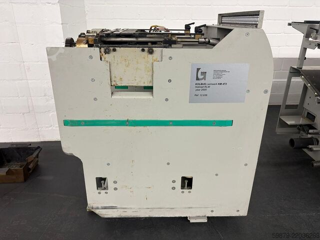 Kolbus PUR + EVA Hotmelt Ruckenleimwerk (2005) Kolbus PUR spine gluing unit