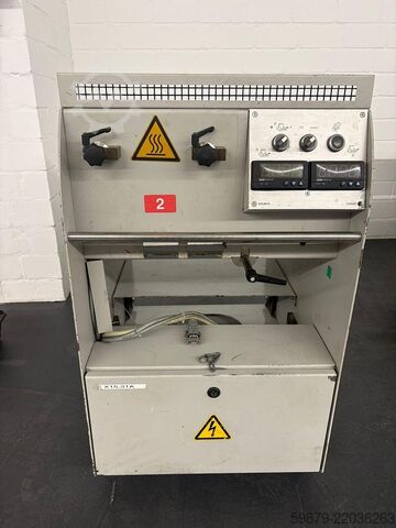 Kolbus PUR + EVA Hotmelt Ruckenleimwerk (2005) Kolbus PUR spine gluing unit