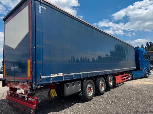 Open semitrailer with tarp SCHWARZMÜLLER 3-Achs-Ultralight Schiebeplane