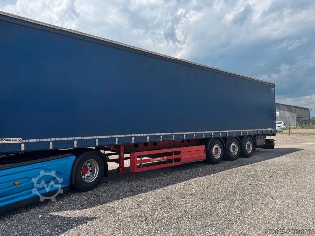 Open semitrailer with tarp SCHWARZMÜLLER 3-Achs-Ultralight Schiebeplane