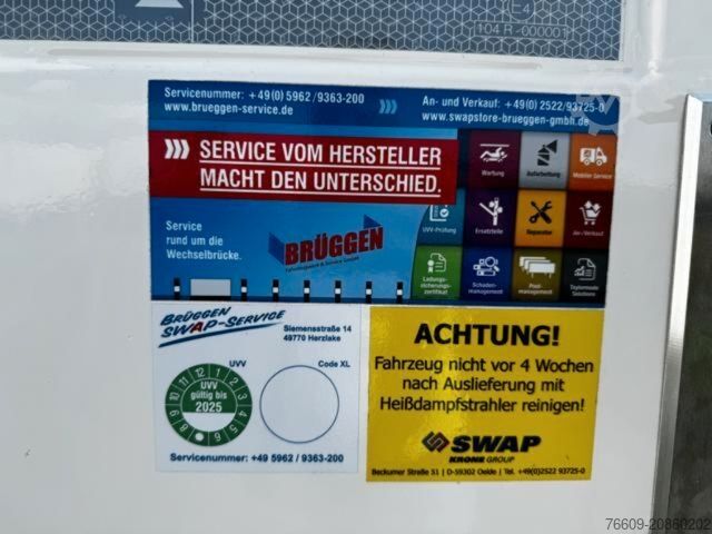 Anhänger-Wechselpritsche KRONE Heck Alu.- Rolltor