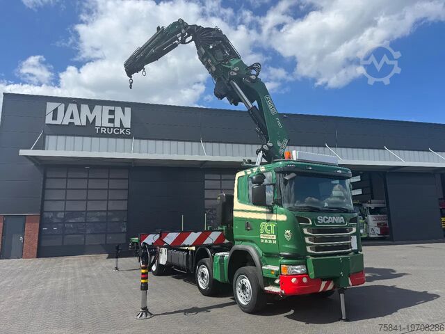 Crane truck Scania G 450 8x2 Euro 6 FASSI F1100 RA.2.28 HE + JIB
