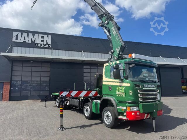 Crane truck Scania G 450 8x2 Euro 6 FASSI F1100 RA.2.28 HE + JIB