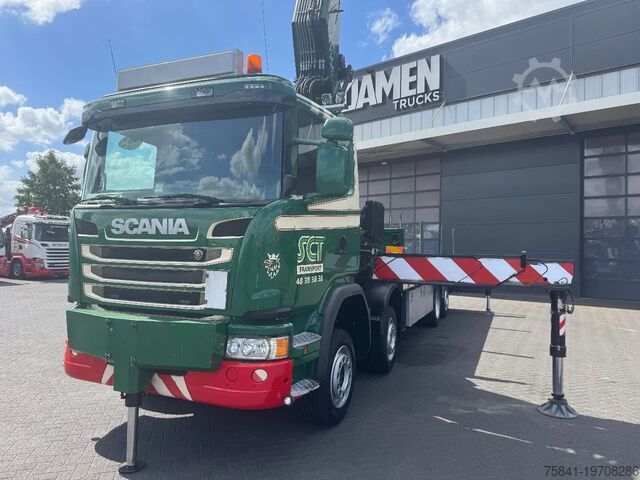 Crane truck Scania G 450 8x2 Euro 6 FASSI F1100 RA.2.28 HE + JIB