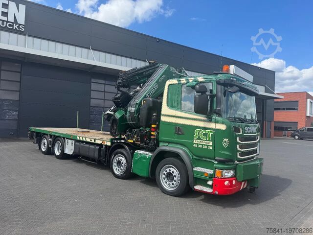 Crane truck Scania G 450 8x2 Euro 6 FASSI F1100 RA.2.28 HE + JIB