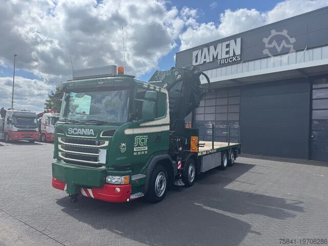 Crane truck Scania G 450 8x2 Euro 6 FASSI F1100 RA.2.28 HE + JIB