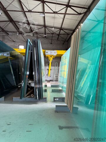 Glass cutting desk Lisec GFB-60/30RE-S and VB-45