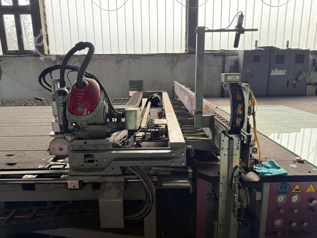 Glass cutting desk Lisec GFB-60/30RE-S and VB-45