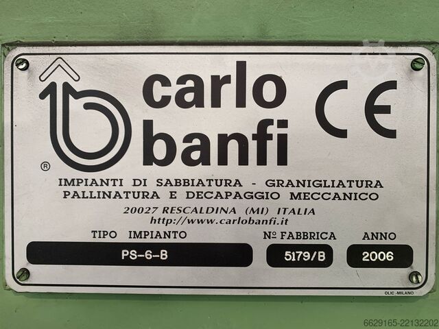 Sandblasting unit Carlo Banfi PS-6-B