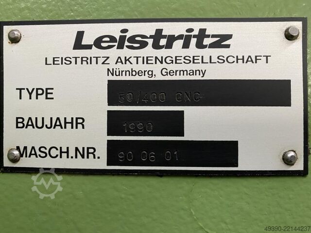Hydraulische CNC Profil- und Nutenziehmaschine, Nutenziehmaschine, Räummaschine, Profilziehmaschinen LEISTRITZ Polymat 50 / 400 CNC