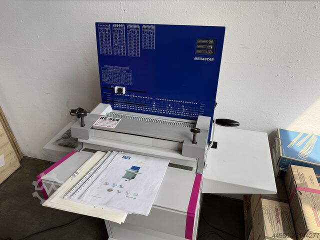 Buchbindereimaschine Neorel Megastar Wire Punching / Locking System