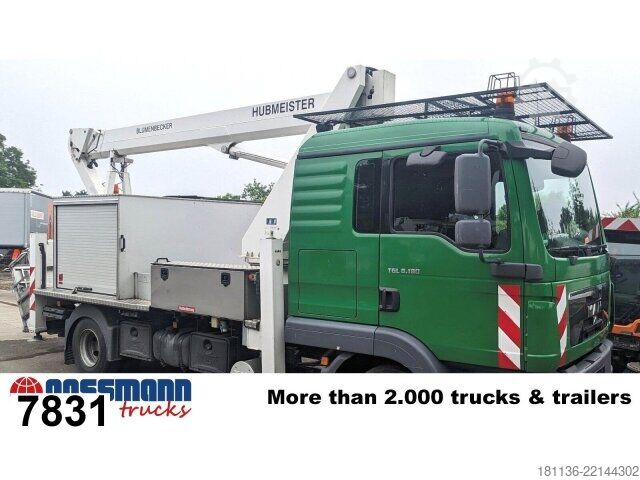 Sonderausbau-Transporter MAN TGL 8.180 4X2 BB, EEV, Blumenbecker