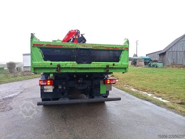 Three-sided tipper truck DAF FA CF 340 DC Krankipper