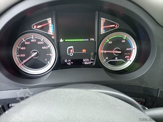 Three-sided tipper truck DAF FA CF 340 DC Krankipper