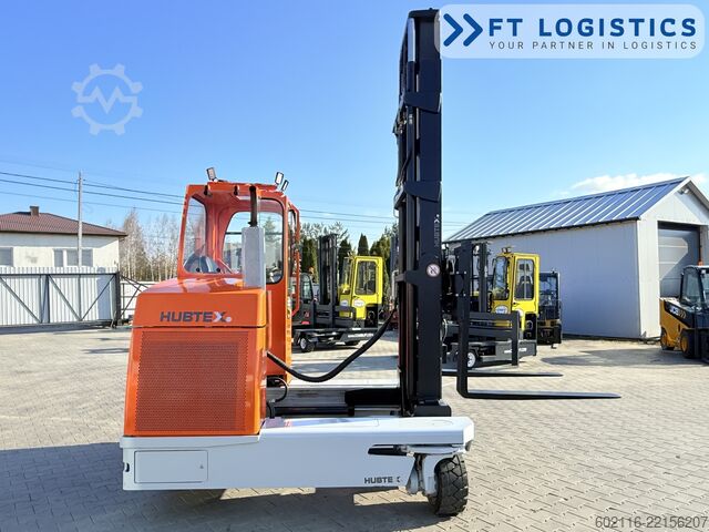 4-way forklift Hubtex DQ45G DUPLEX 5000 FORK-POSITIONER CABIN