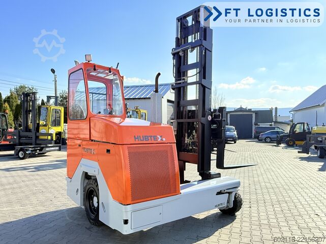 4-way forklift Hubtex DQ45G DUPLEX 5000 FORK-POSITIONER CABIN