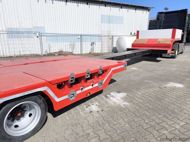 Low loader Vertra 4-Achser 81 cm verlängerbar verbreiterbar Lenk+...