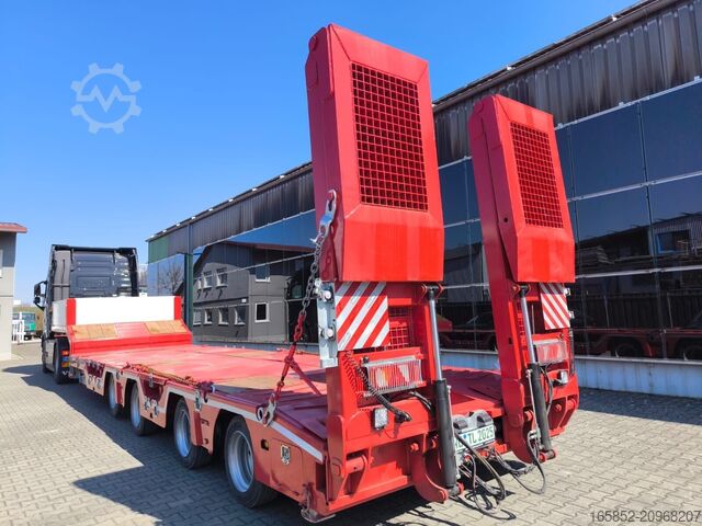 Low loader Vertra 4-Achser 81 cm verlängerbar verbreiterbar Lenk+...