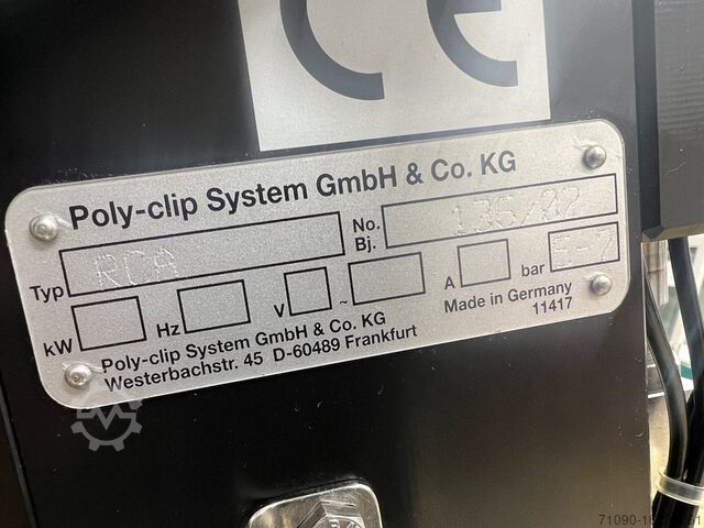 Fleischverarbeitungsmaschine Poly-clip RCA