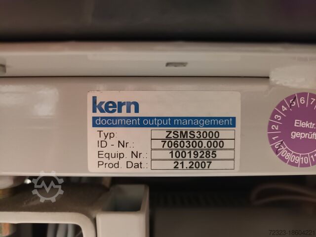 Envelope inserting machine Kern 3000