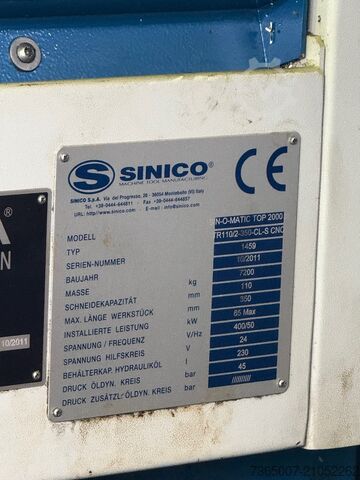 Transfermaschine Säge/Endenbearbeitung Sinico SIN-O-MATIC TOP 2000