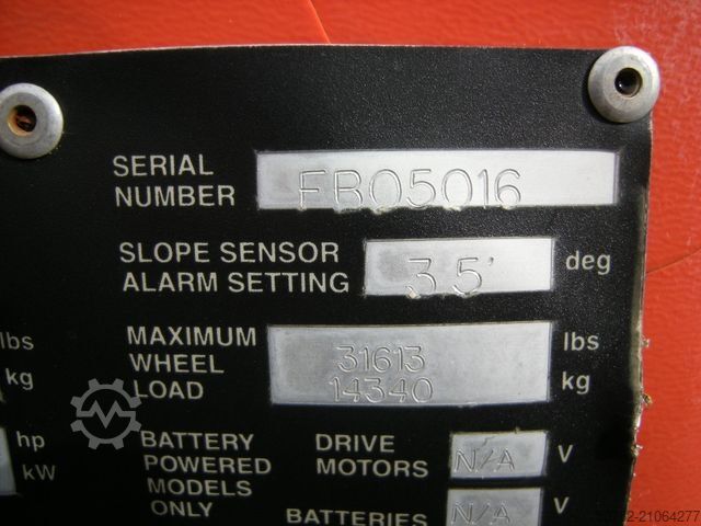 Arbeitsbühne  Arbeitsbühne Snorkelift TB-126JCU, AH 40,4 m