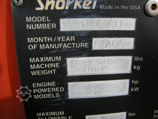 Arbeitsbühne  Arbeitsbühne Snorkelift TB-126JCU, AH 40,4 m