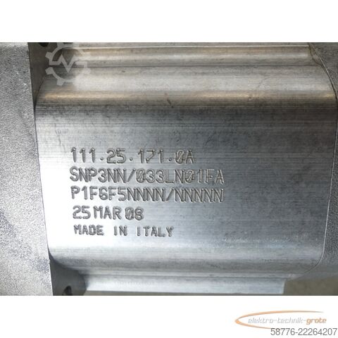 Component Hawe Danfoss 111.25.171.0A P1F6F5NNNN/NNNNN SNP3NN/033LN01FA SN:2 --