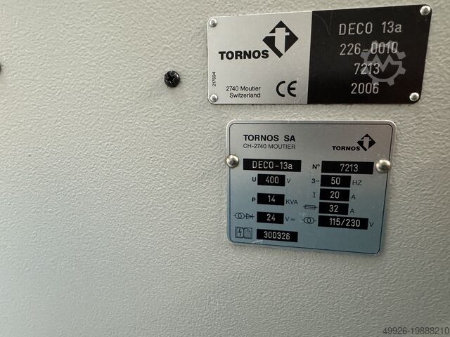 Bar automatic lathe TORNOS Deco 13a