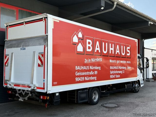 Transporter mit Koffer IVECO EuroCargo ML75E21 Motorbremse Tempomat 7,25m+LBW
