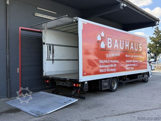 Transporter mit Koffer IVECO EuroCargo ML75E21 Motorbremse Tempomat 7,25m+LBW
