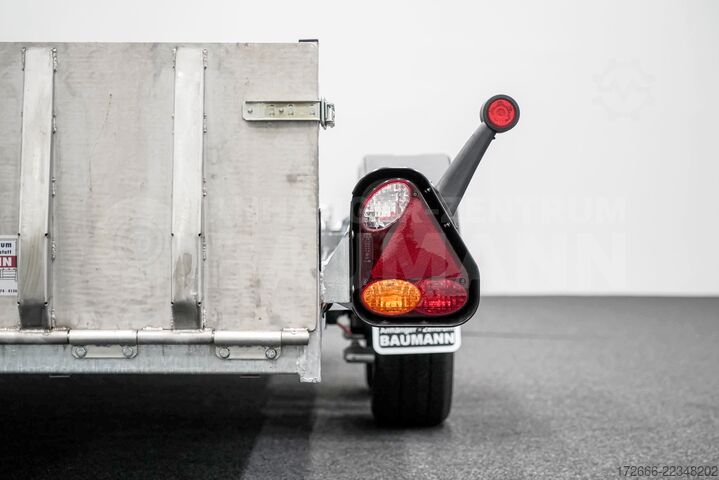 Low-loader trailer Vezeko HUSKY CAR FB 35.39 | E-PUMPE | RAMPE 394X187X10CM 3500KG ABSENKER