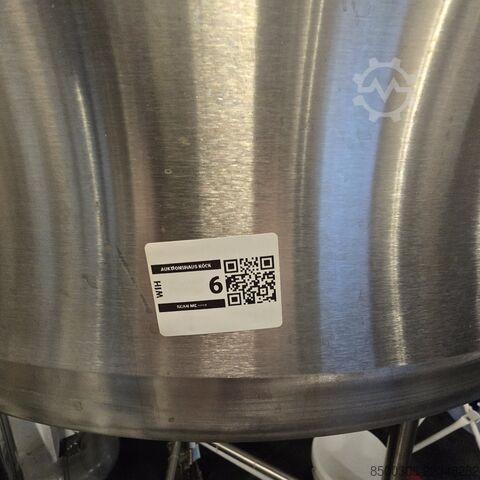 Stainless steel tank 600 L with propeller agitator, weighing technology & ATEX sensor system INOX STOC600RWP