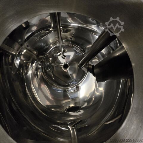 Stainless steel tank 150 L, hygienic design with propeller agitator INOX Hygienetank 150 L