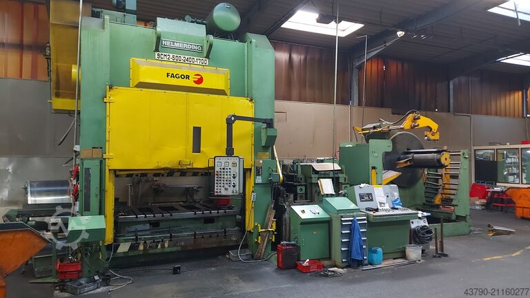 Eccentric press double column Fagor Helmerding SCM2-500-2400-1700