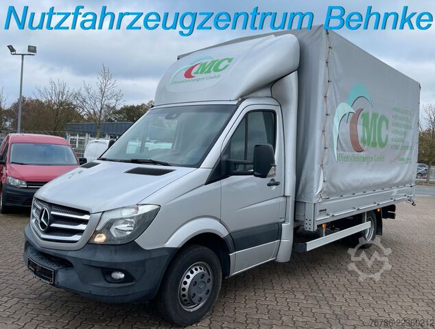 Curtain sider van MERCEDES-BENZ Sprinter 519 CDI Pritsche/ AC/ org. KM