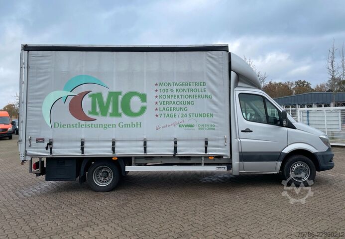 Curtain sider van MERCEDES-BENZ Sprinter 519 CDI Pritsche/ AC/ org. KM