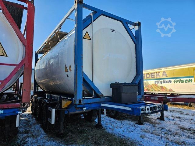 Tankauflieger SCHMITZ CARGOBULL Tankcontainer Chassis+Tankcontainer  Schwallwand