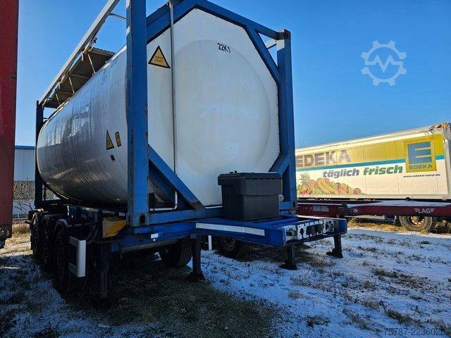 Tankauflieger SCHMITZ CARGOBULL Tankcontainer Chassis+Tankcontainer  Schwallwand