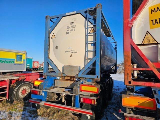 Tankauflieger SCHMITZ CARGOBULL Tankcontainer Chassis+Tankcontainer  Schwallwand