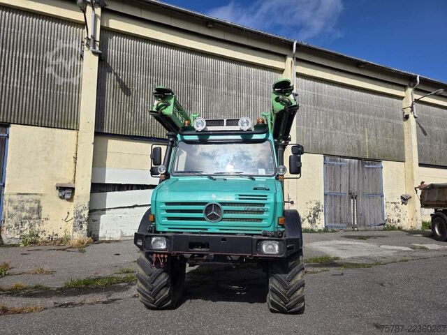 LKW-Fahrgestell UNIMOG U5000 4x4 Chassis, Standklima, 4374/45