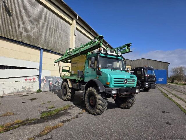 LKW-Fahrgestell UNIMOG U5000 4x4 Chassis, Standklima, 4374/45