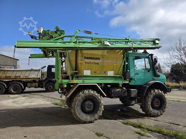 LKW-Fahrgestell UNIMOG U5000 4x4 Chassis, Standklima, 4374/45