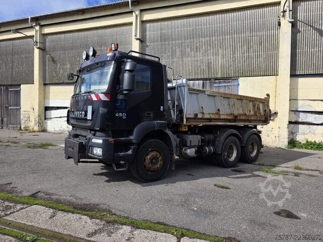 Dreiseitenkipper LKW IVECO AD260T45 6x4 3-Seitenkipper + Winterdienstvorr.