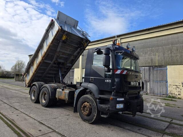 Dreiseitenkipper LKW IVECO AD260T45 6x4 3-Seitenkipper + Winterdienstvorr.