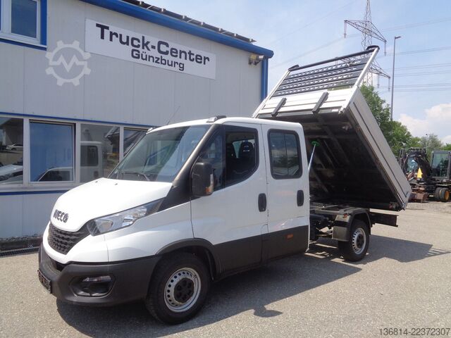 Tipper van IVECO Daily Doka 35S14 Doka Kipper Klima AHK 7-Sitzer