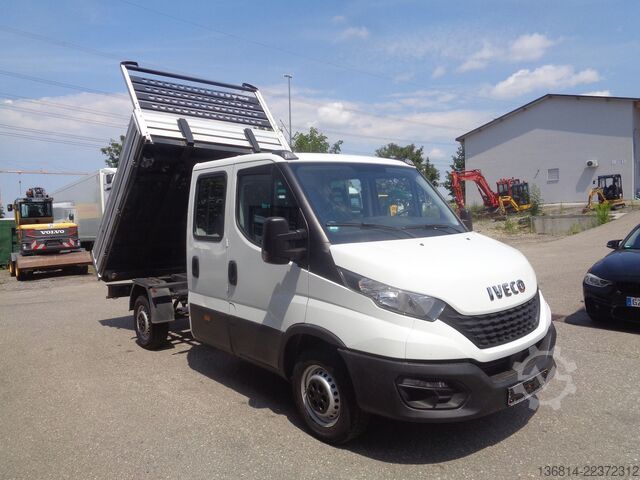 Tipper van IVECO Daily Doka 35S14 Doka Kipper Klima AHK 7-Sitzer